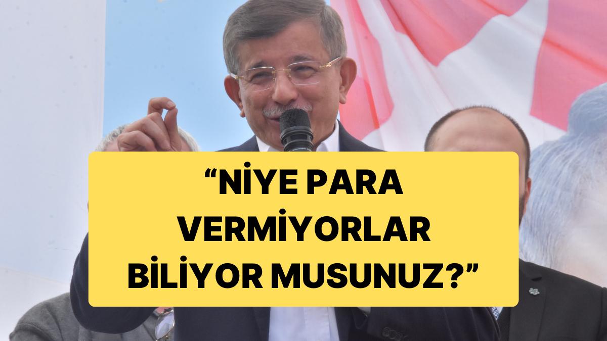 Ahmet Davutoğlu’ndan IMF İddiası: “Emekliye Neden Para Vermiyorlar Biliyor musunuz?”