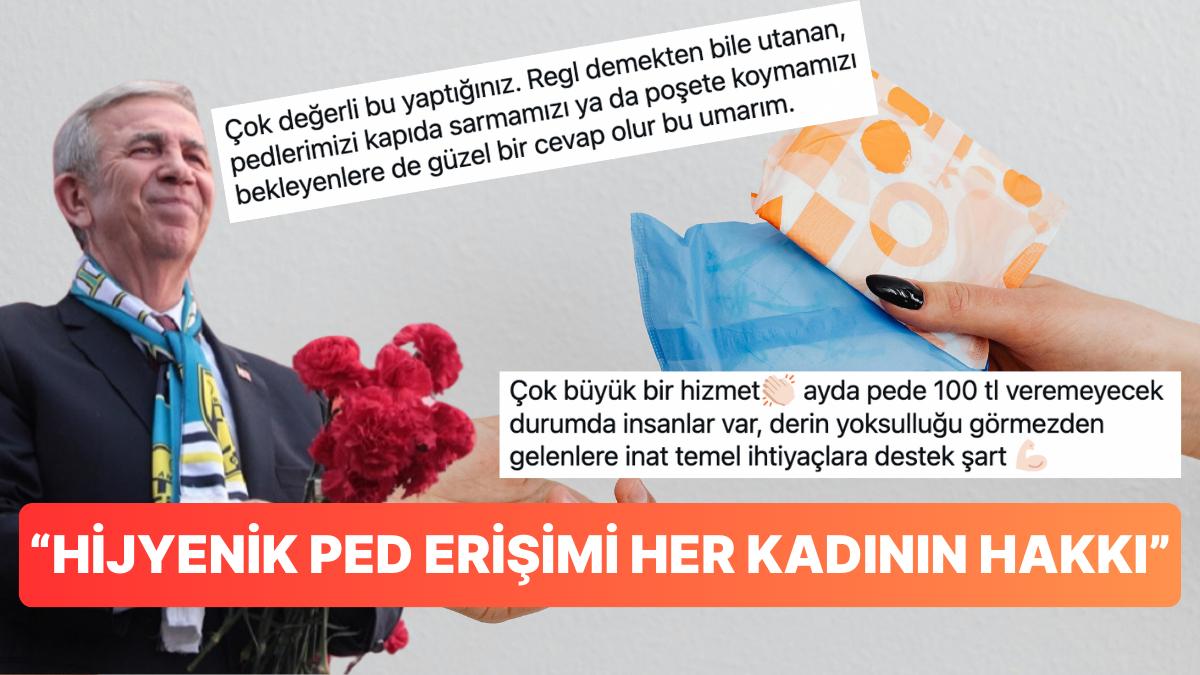 Ankara Büyükşehir Belediyesi Kadınlara Her Ay Ücretsiz Hijyenik Ped Desteği Sunacak