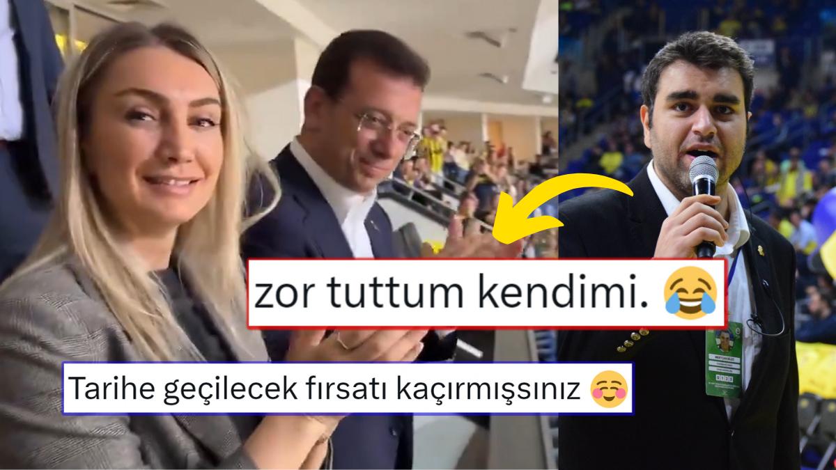 Ekrem İmamoğlu'nun Maç Ziyareti: Fenerbahçe Beko'nun Anonsörü Mertcan Bilici'nin Paylaşımıyla Gündem Oldu