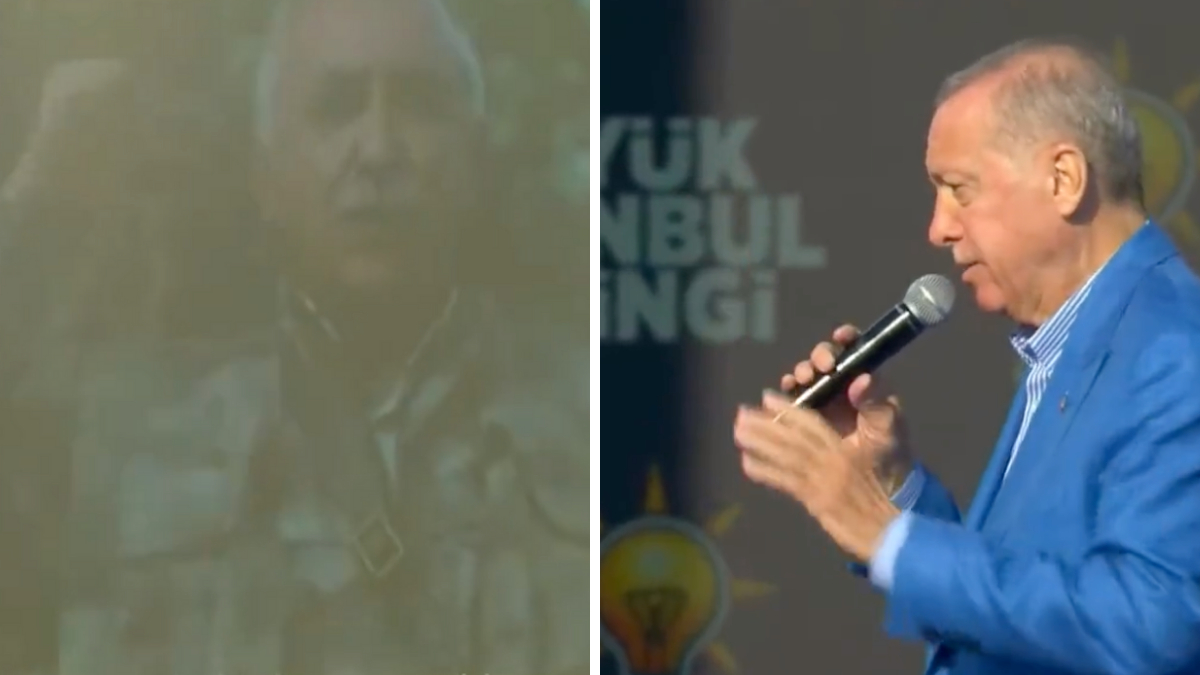 Erdoğan'ın Mitinginde Kılıçdaroğlu'nun Deep Fake Montajlı Görüntüleri Gösteriliyor!