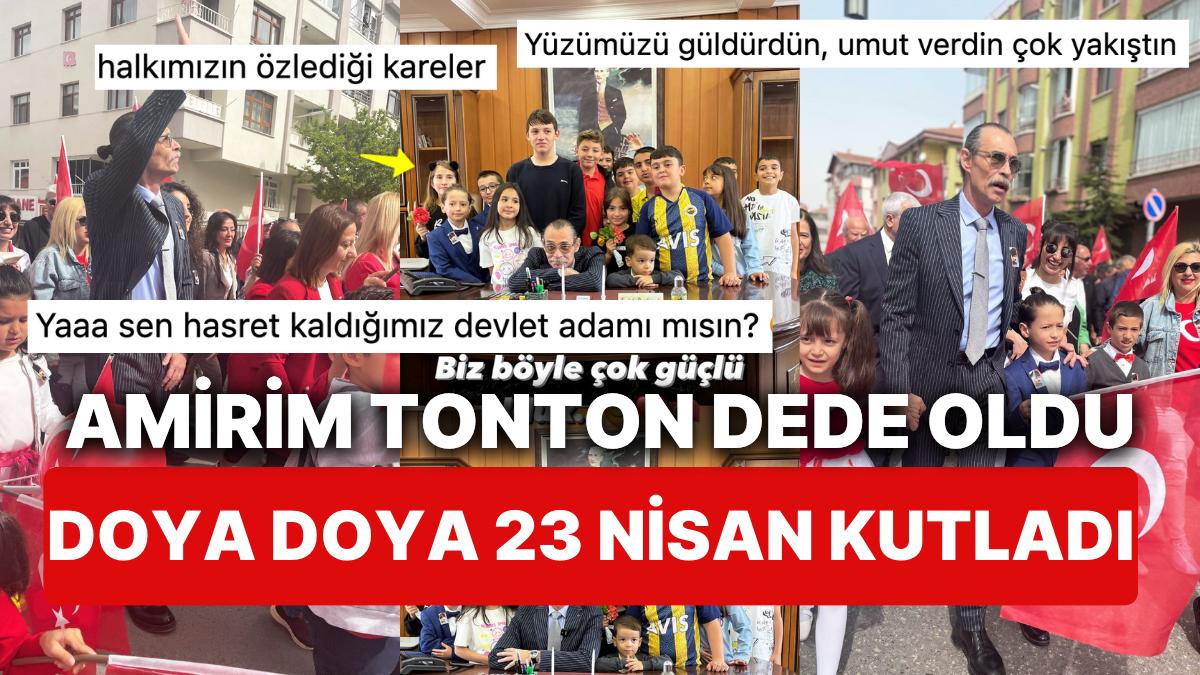 Etimesgut Belediye Başkanı Erdal Beşikçioğlu'nun Çocuklarla Doya doya 23 Nisan Kutladığı İç Isıtan Anlar