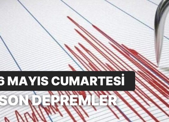 6 Mayıs Cumartesi Kandilli Rasathanesi ve AFAD Son Depremler: Yeni Bir Deprem Mi Yaşandı?