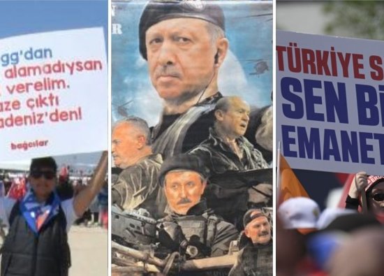 AK Parti'nin İstanbul Mitinginde Göz Dolduran Fotoğraflar ve Etkileyici Pankartlar