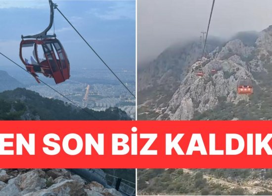 Antalya'daki Teleferik Faciasında Mahsur Kalan Bir Vatandaşın Çektiği Görüntüler Ortaya Çıktı