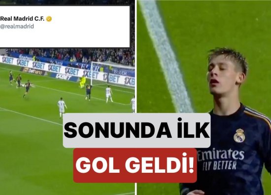 Arda Güler Real Madrid Formasıyla İlk Golünü Attı