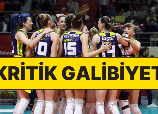 Eczacıbaşı İlk Maçta Mağlup: Fenerbahçe Sultanlar Ligi Final Serisinde 1-0 Öne Geçti