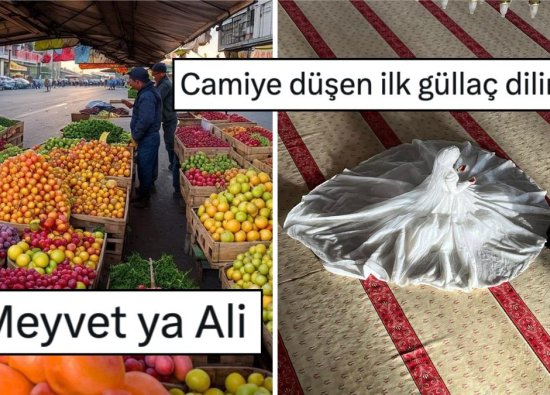 Meyvelerden Ortaya Çıkan Hz. Ali'den Güllaca Benzeyen Gelinliğe Son 24 Saatin Viral Tweetleri!