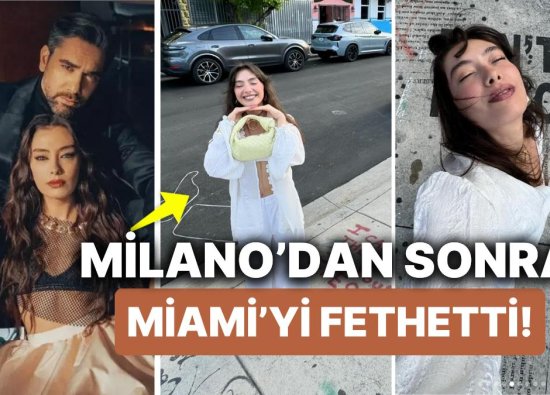 Neslihan Atagül Milano'dan Sonra Bir Kez Daha Miami'yi Fethetti! Eşi Kadir Doğulu ile Tatilin Tadını Çıkardı!