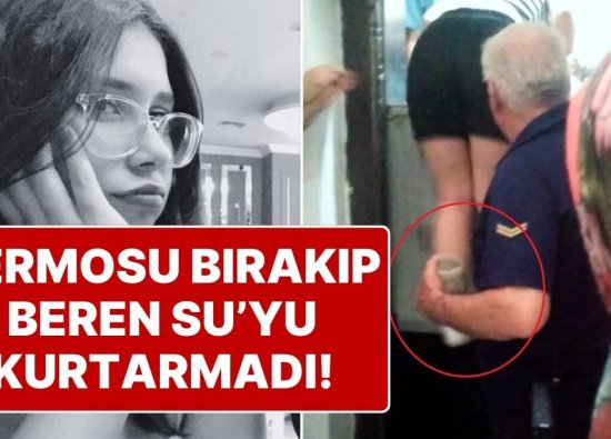 Türkiye'nin Konuştuğu Fotoğraf: Beren Su'yu Kurtarmaya Gelen İtfaiyecinin Elinde Termos Varmış!