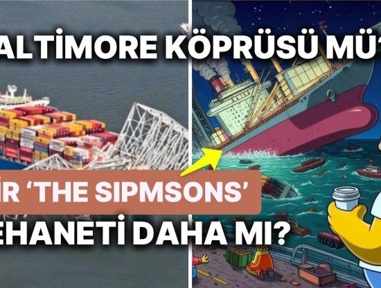 Baltimore'daki Köprüsü Kazası: The Simpsons ile Yeniden Gündemde!