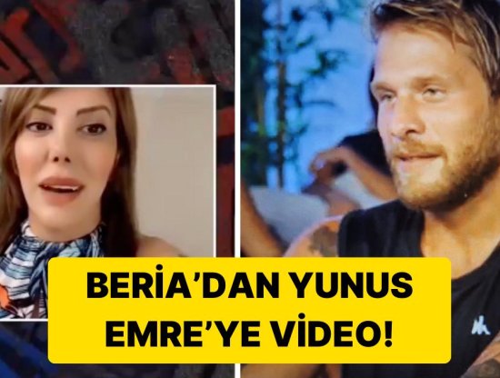 Survivor Yunus Emre'nin Eşi Beria'dan Videolu Mesaj Alan Tavrı