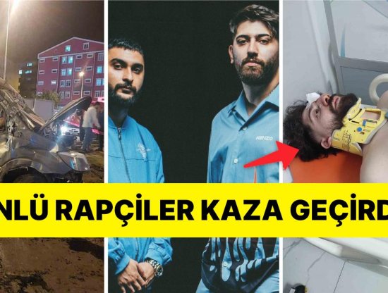 Türkçe Rap'in Sevilen İsimlerinden Canbay ve Wolker Geçirdiği Trafik Kazasında Yaralandı